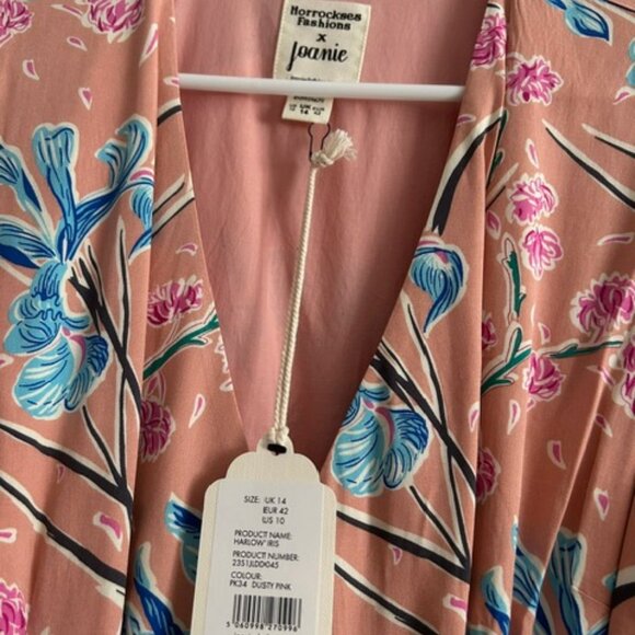 Joanie x Horrockses Dress in Harlow Iris Print - Picture 5 of 9